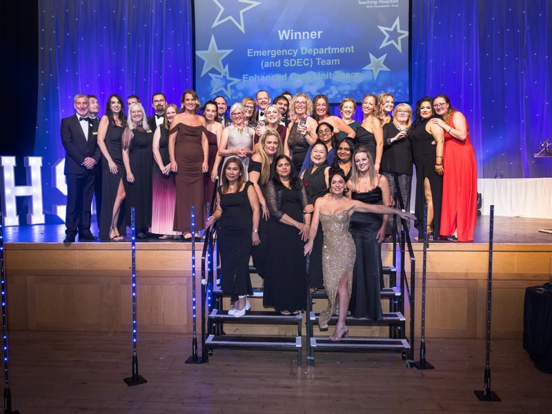 Team of the Year (Clinical): joint winners - the Emergency Department (and SDEC) Team and the Enhanced Care Unit Team, both from Scarborough Hospital.