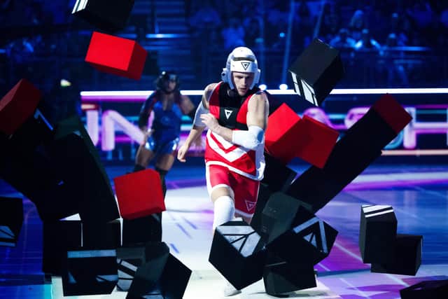 Joe during one of the challenges - Image credit: BBC / Graeme Hunter / © Hungry Bear Media Ltd