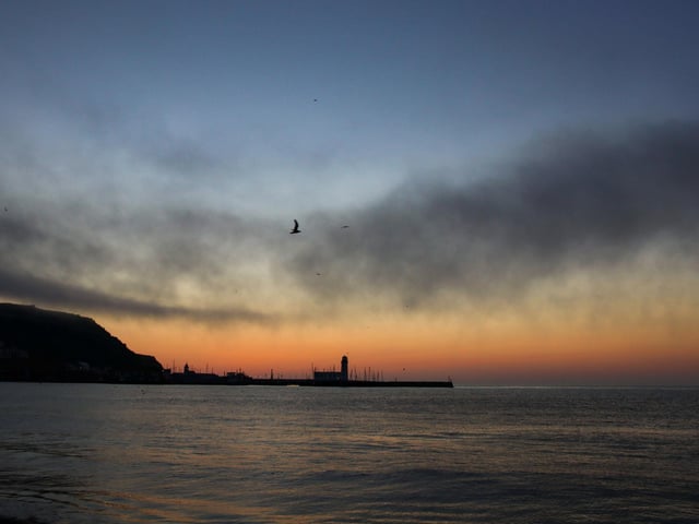 Atmospheric sunrise.