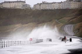 Storm Arwen brought rough weather when it hit Scarborough's seafront.