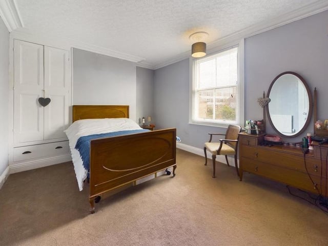Another of the six bedrooms that are spread over two floors within the house.
