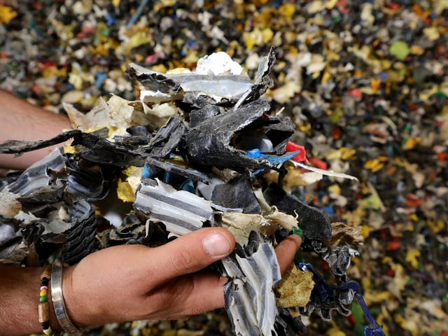 The processed plastics