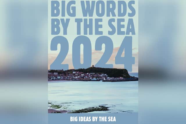 Big Words by the Sea poetry booklet cover.