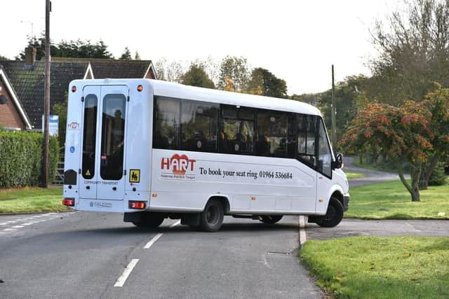 The H.A.R.T community bus service.