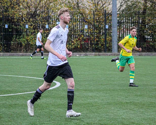 Ted Edwards was named as the Edgehill man of the match in the cup win against Carperby Rovers. Photo by Alec Coulson