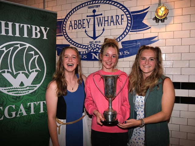 Lily Hutchinson Memorial Trophy, most aggregate points in the ladies races, winners Fisherlads.