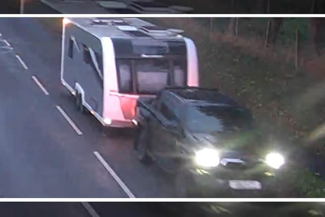 Humberside Police Officers investigating a report of a caravan theft have released this CCTV image.