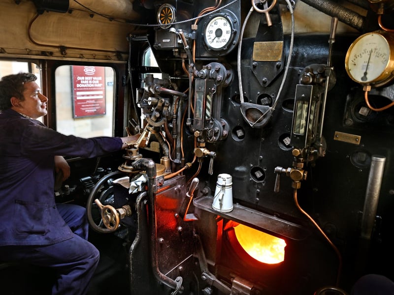 Matt Edmondson in the cabin. photo: Richard Ponter