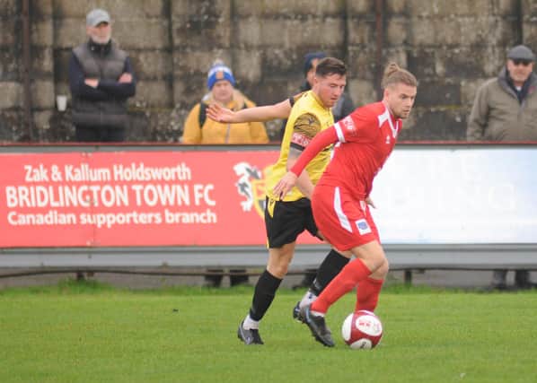 Matt Broadley was on target in Bridlington Town's 5-0 win at Beverley Town.