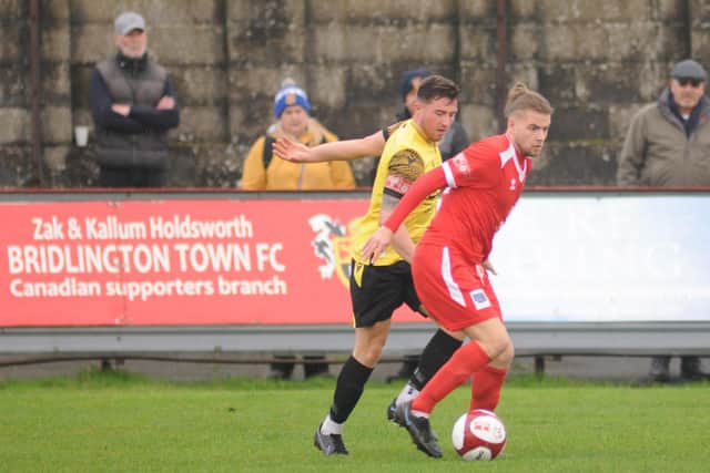 Matt Broadley was on target in Bridlington Town's 5-0 win at Beverley Town.