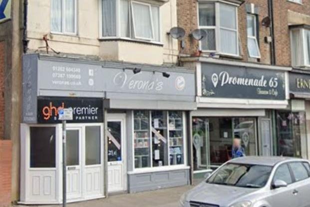 Verona's Hair Studio is located on the Promenade. One Google Review said: "This is an amazing hair salon, the staff are so helpful and really friendly, nothing is too much trouble."