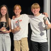 Scarborough Ladies FC Under-13s award-winners.