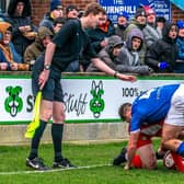 Whitby Town started 2025 with a 2-0 home loss against Stockton on New Year's Day. Photo by Brian Murfield.