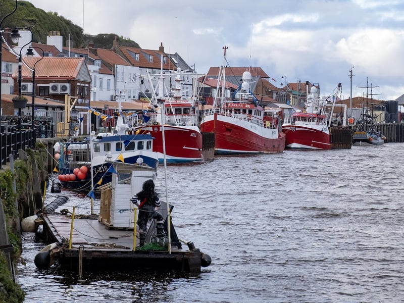 Boats in Whitby harbour. photo: Marisa Cashill
