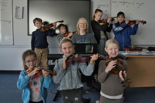 Last year's group of new starters at Whitby Music Centre.