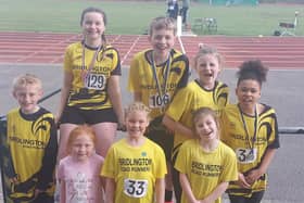 The Bridlington Road Runners juniors athletes hit top form at the track meeting at the Costello Stadium in Hull.