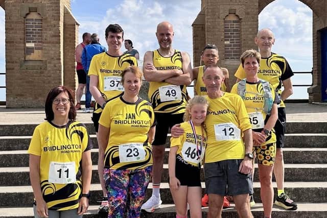 Team BRR line up at Withernsea.