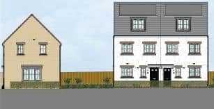 Proposed elevations of East Ayton, 93-dwelling development. Keepmoat Homes