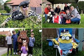 Which popular characters can you spot at the Ayton Scarecrow Trail?