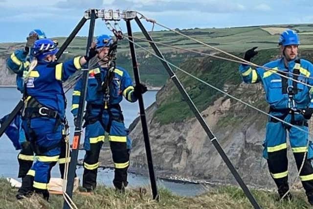 Staithes Coastguard team.