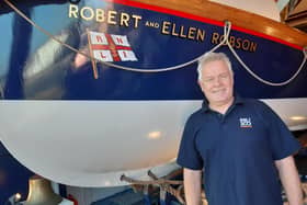 Curator of Whitby Lifeboat Museum, Neil Williamson.