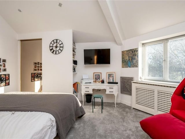 Another of the sizable bedrooms.