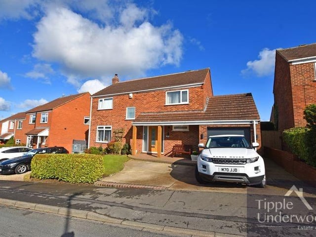 This three bedroom and three bathroom detached house is for sale with Tipple Underwood for £365,000