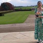 Scarborough's Great British Bake Off star Freya Cox launches her cake collaboration with Castle Howard.