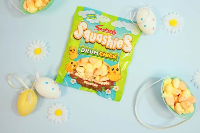 Swizzels Easter Drumchick Squashies.