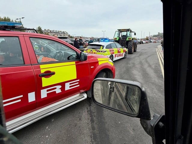 A tractor view of the event.