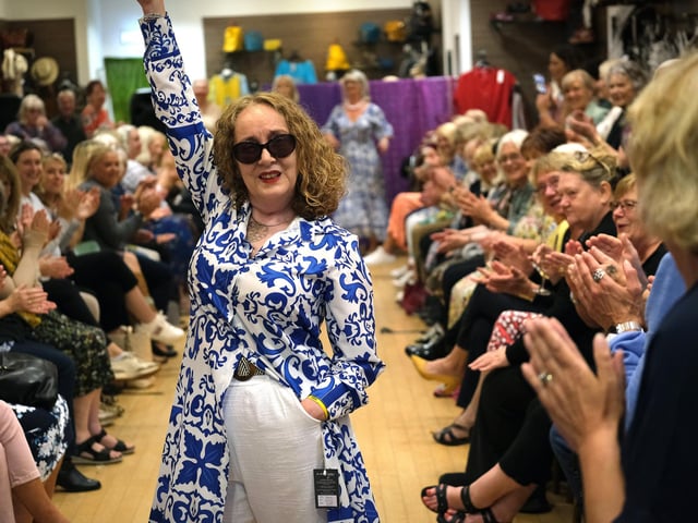 Sara Murphy strikes a pose