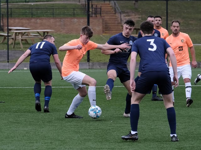 The home side look to get their foot on the ball