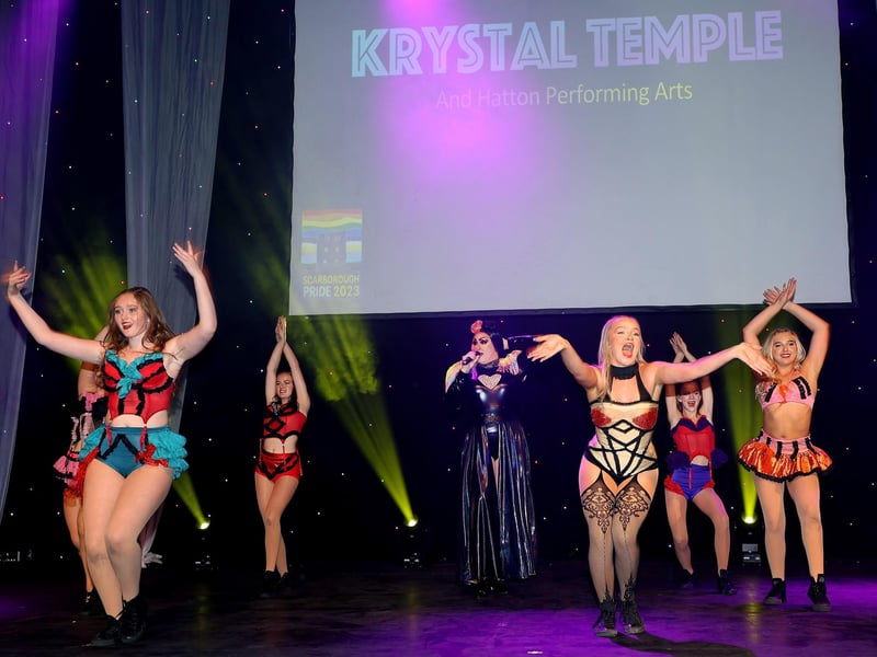 Pride Festival ..At The Spa...Krystal Temple and Hatton Performing Arts on stage
