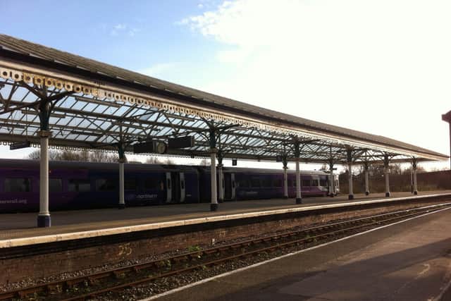 Bridlington station, scene of the air raid on July 11, 1940.