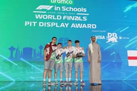Scarborough UTC student team, Unity Racing, celebrated winning two awards at the Aramco F1 in Schools 2024 World Finals, taking the Pit Display Award and the Digital Media Award.
