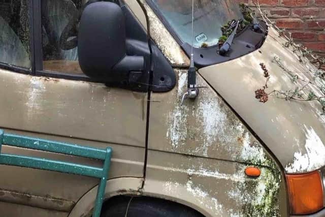 John Blake, of Seamer Road, Scarborough, left the brown Ford camper van on land behind Quay Road in spring last year.