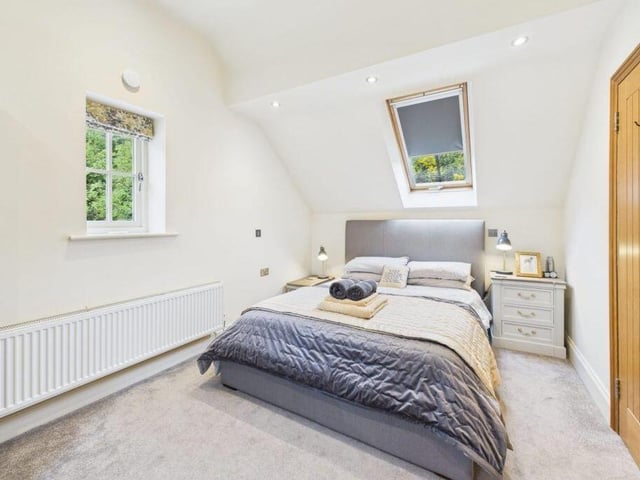 One of the property's double bedrooms.