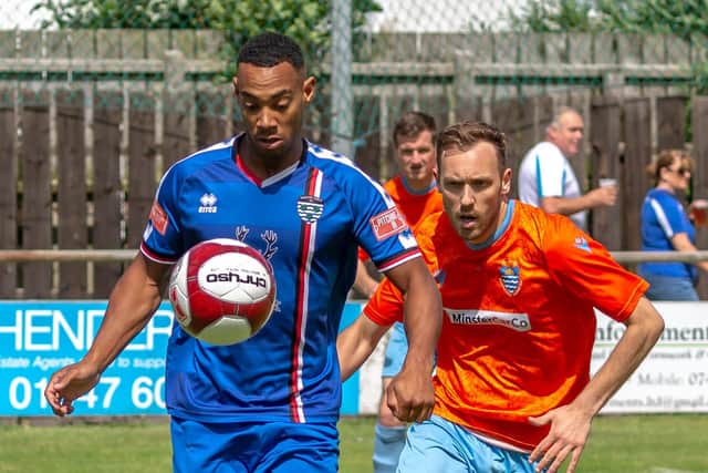 Junior Mondal made his return to The Turnbull Ground in Saturday's game.