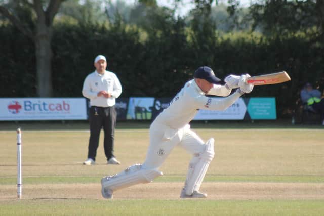 Rob Gainer shone with the bat and ball in Woodhouse Grange 2nds's win by 50 runs at Welton. Photo by Phil Gilbank