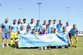 Bridlington Rovers Millau celebrate winning the League Junior Cup to complete their treble-winning season. PHOTO BY TCF PHOTOGRAPHY