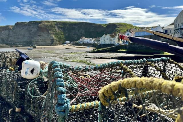 The couple had the chance to take in the glorious sights found on the Yorkshire coast along the way.
