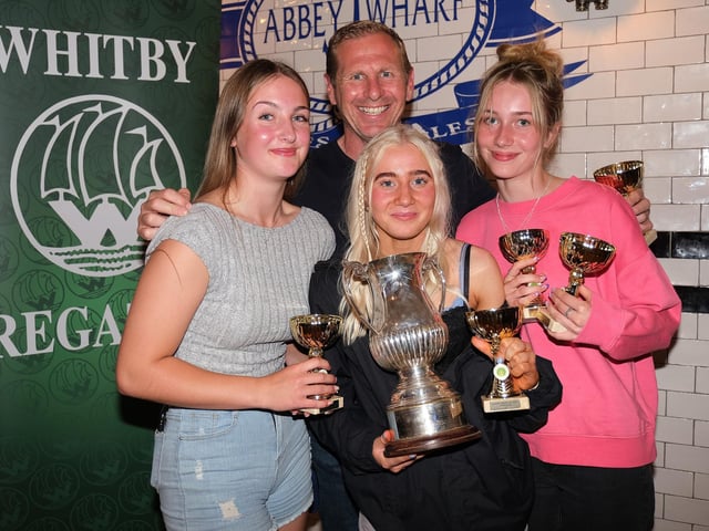Girls 16 and under, winners Fisherlads.
