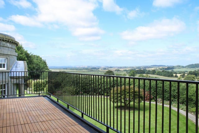 Stunning views across the valley can be enjoyed from most rooms in the property, with the balcony being a particularly good spot to take in the landscape.