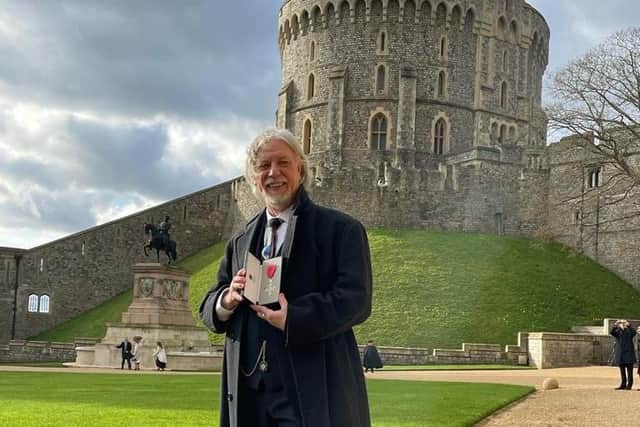 John Oxley pictured at Windsor Castle.