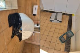 The toilets have been damaged for the third time in six months