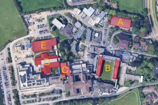 Scarborough Hospital solar panel installation plan.