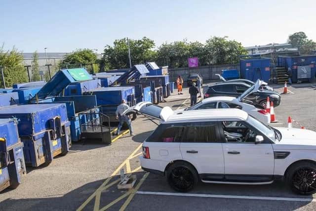 Surveys found that around one in six users of the county’s waste sites came from elsewhere. Photo: North Yorkshire Council