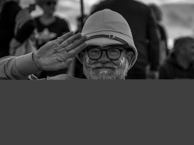 Castle Howard Proms saw a patriotic crowd, with people dressed in wartime uniforms.