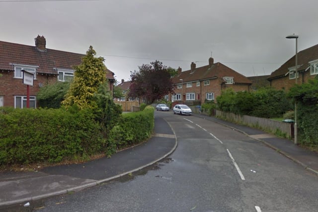 There were five violence and sexual offences incidents recorded on or near Colescliffe Crescent in January 2023.