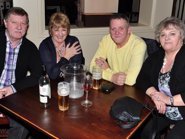 Diane, Alan, Mirrian and Marty having a top night out in Scarborough.